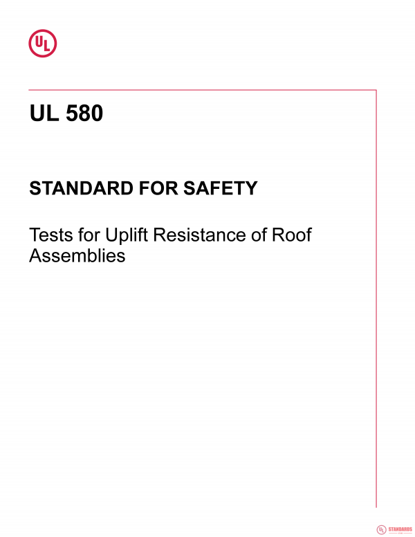 UL 580 PDF UL 580 PDF